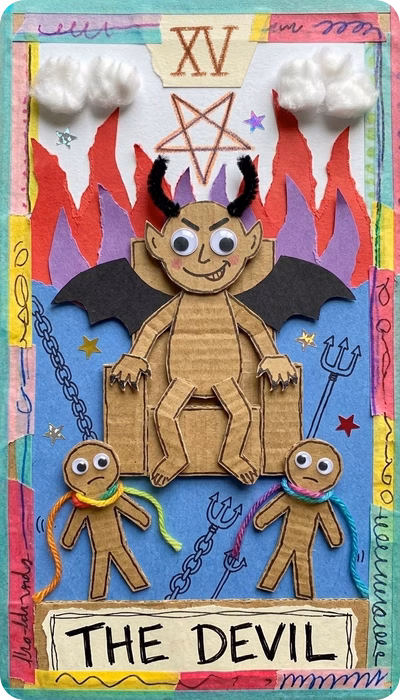 Diabeł – Doodle Deck